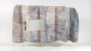 Ruins of an abandoned land back