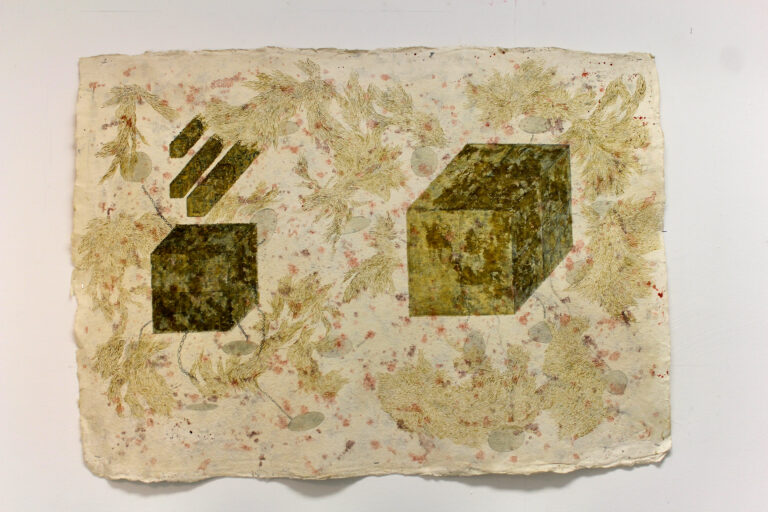 The iron sponge dissolves